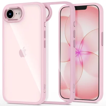 Tech-Protect Magmat vāciņš iPhone 16e / 17e, Transparent Pink