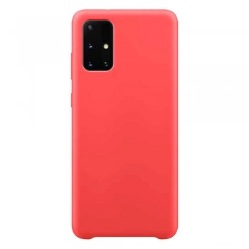 Samsung Galaxy A71 (SM-A715F) Soft Flexible Silicone Cover Case, Red | Telefona maciņš vāciņš