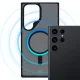 3mk Smoke MagCase Samsung Galaxy S24 Ultra vāciņš ar MagSafe, dūmakains