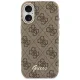Guess 4G Script MagSafe MagCase iPhone 17 telefonam – brūns | Phone Case Cover
