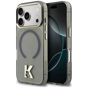 Karl Lagerfeld IML K Head Logo MagSafe vāciņš ar MagSafe iPhone 17 Pro Max – Melns | Phone Case Cover