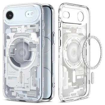 Чехол Spigen для iPhone 17 / 17 Air Ultra Hybrid Mag Zero One, белый