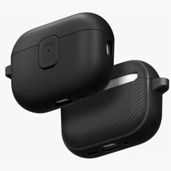 Чехол для наушников Uniq Clyde для AirPods Pro 3, черно-серый