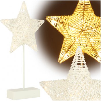 Ziemassvētku un Jaungada Rotājums LED "Zvaigzne", Silti balta gaisma | Christmas Decoration LED "Star"