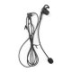 Ejeas HIFI-R6 USB-C austiņas tiesnešiem F6 sistēmai, melnas