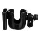 Kruzzel 2w1 Stroller Holder for Bottle and Phone, Black