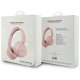 Guess Script Metal Logo Wireless On-Ear Headphones Pink