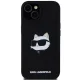 Karl Lagerfeld iPhone 15 Plus / 14 Plus Case Silicone Choupette Head MagSafe, Black