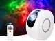 Astronaut Star Galaxy Projector Night Light with Remote, White