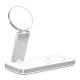 Беспроводное зарядное устройство 3-в-1 Tech-Protect QI15W-A47 MagSafe, белое