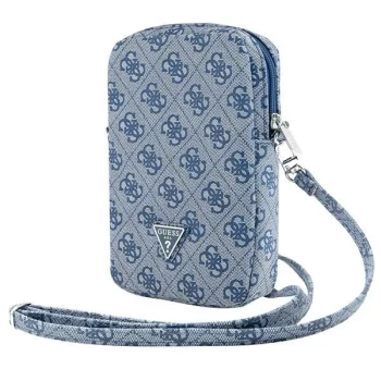 Сумка Guess Zip 4G Triangle - синий