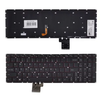 Клавиатура Lenovo Erazer Y50 / Y70 / IdeaPad U530, с подсветкой, черная