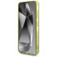 Чехол Guess 4G Glitter Triangle Buttons MagSafe для Samsung Galaxy S25, Коричневый