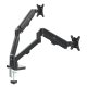Maclean MC-134 Dual Monitor Desk Mount, 17\"-32\", 2-10kg, Black