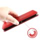 Xiaomi Redmi 9A PU Leather Retro Style Wallet Protective Cover Case, Red | Чехол для Телефона...