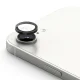 Ringke Camera Frame Protector kameras aizsargstikli iPhone 16e / 17e, 2 gab., melns