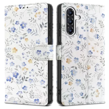 Tech-Protect Maks Telefona Aizsargs Samsung Galaxy A36 5G - Baltās Margrietiņas | Wallet Phone Case Cover White...