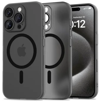Apple iPhone 16 Pro 6.3'' Tech-Protect MagSlim MagSafe Case Cover, Black | Telefona Vāciņš Maciņš Apvalks Bamperis