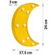 Nukido 740920 Moon Kids Night Light, LED, Battery Operated