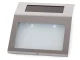 Illuminated House Number with Solar Panel and LED, Silver