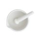 Mortar and Pestle Set Ceramic Grinder for Spices Seasonings Pestos and Guacamole, White