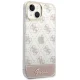 Guess 4G Pattern Script Case for iPhone 14 Plus Pink