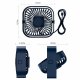 Mini USB Desk Fan, Blue