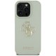 Guess iPhone 16 Pro Max Case PU Grained Big 4G and Classic Logo, Green