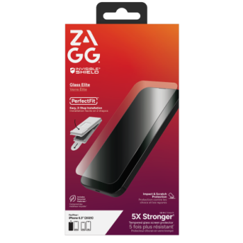ZAGG Invisibleshield Glass Elite rūdītais stikls priekš iPhone 17 | Tempered Glass Screen Protector