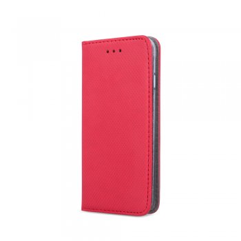 Xiaomi 12 / 12X Smart Magnetic Case Cover Stand, Red | Telefona Vāciņš Maciņš Apvalks Grāmatiņa