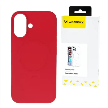 Silikona vāciņš Liquid Silicone MagSafe – Samsung Galaxy S25, sarkans