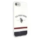 Apple iPhone 8 / 7 / SE (2020) (2022) 4.7\" US Polo Tricolor Pattern Collection Case Cover (USHCI8PCSTRB), White |...