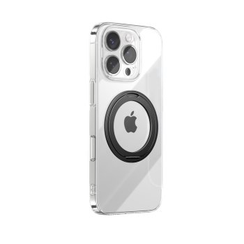 Joyroom JR-16JL6 iPhone 16 Pro Max īpaši plāns MagSafe savietojams vāciņš ar 360° gredzena statīvu – melns |...