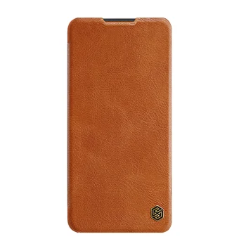 Чехол-книжка Nillkin Qin для Xiaomi Redmi Note 11T 5G / Poco M4 Pro 5G, коричневый