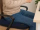 Heated Massage Seat Cushion with Vibration, 40x40 cm