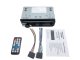 Car radio bluetooth USB aux sd 1-din microphone + remote control 4 x 60w