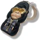 Nimmy Cool&Cute 2.0 Gorilla magnētiskais piekariņš - melns