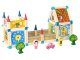 Деревянный конструктор для постройки дома 6в1 128 деталей ECOTOYS