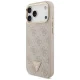 Guess MagSafe vāciņš iPhone 17 Pro Max ar 4G Triangle Logo, Big Strap un metāla pogām — rozā | Phone Case Cover