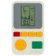Pārnēsājama elektroniskā retro spēļu konsole, balta