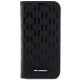 Apple iPhone 14 Pro 6.1\" Karl Lagerfeld Saffiano Monogram Bookcase Cover (KLBKP14LSAKLHPK), Black