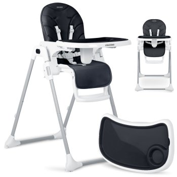 Стульчик для кормления Ricokids Tulo, регулируемый, черный