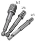 Reducējošie adapteri 1/4 3/8 1/2 | Reducers adapters