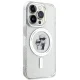 Karl Lagerfeld iPhone 15 Pro vāciņš Karl&Choupette Glitter MagSafe, caurspīdīgs