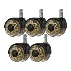 Roll Speed Duo piestiprināmo taburešu riteņu komplekts 5 gab | press-on stool wheel set of pieces