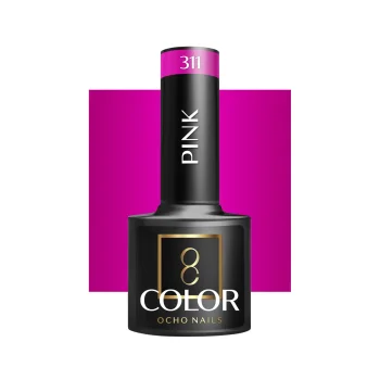 Ocho Nails Pink 311 hibrīda nagu laka, 5 g
