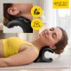 Kakla un sprandas stiepšanas un masāžas spilvens 4FIZJO PRO, melns