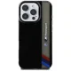 BMW Motorsport IML Vertical Stripe iPhone 16 Pro Max Case - Black