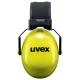 Наушники противошумные Uvex K20 HiViz, SNR 33 дБ, зелено-черные