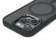 Чехол Fashion Case с поддержкой MagSafe для Samsung Galaxy S25 FE — матовый черный